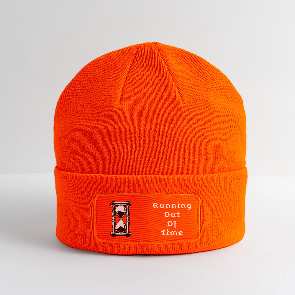 Patch Beanie - neon orange