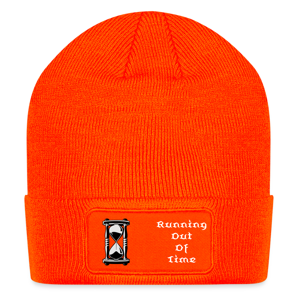 Patch Beanie - neon orange