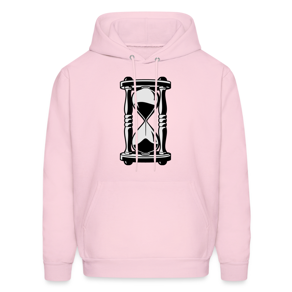 Running out of time (men's Hoodie - pale pink