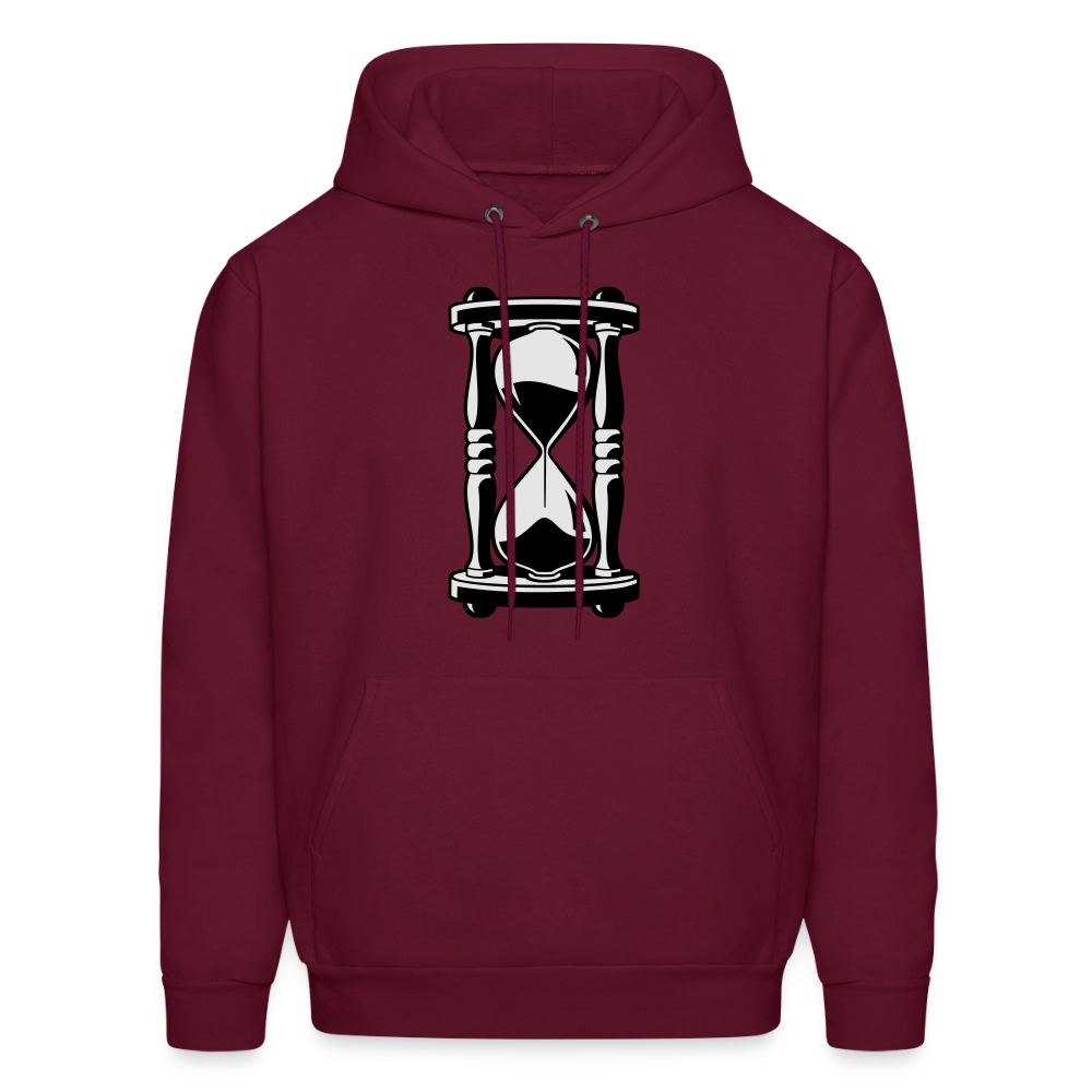 Running out of time (men's Hoodie - burgundy