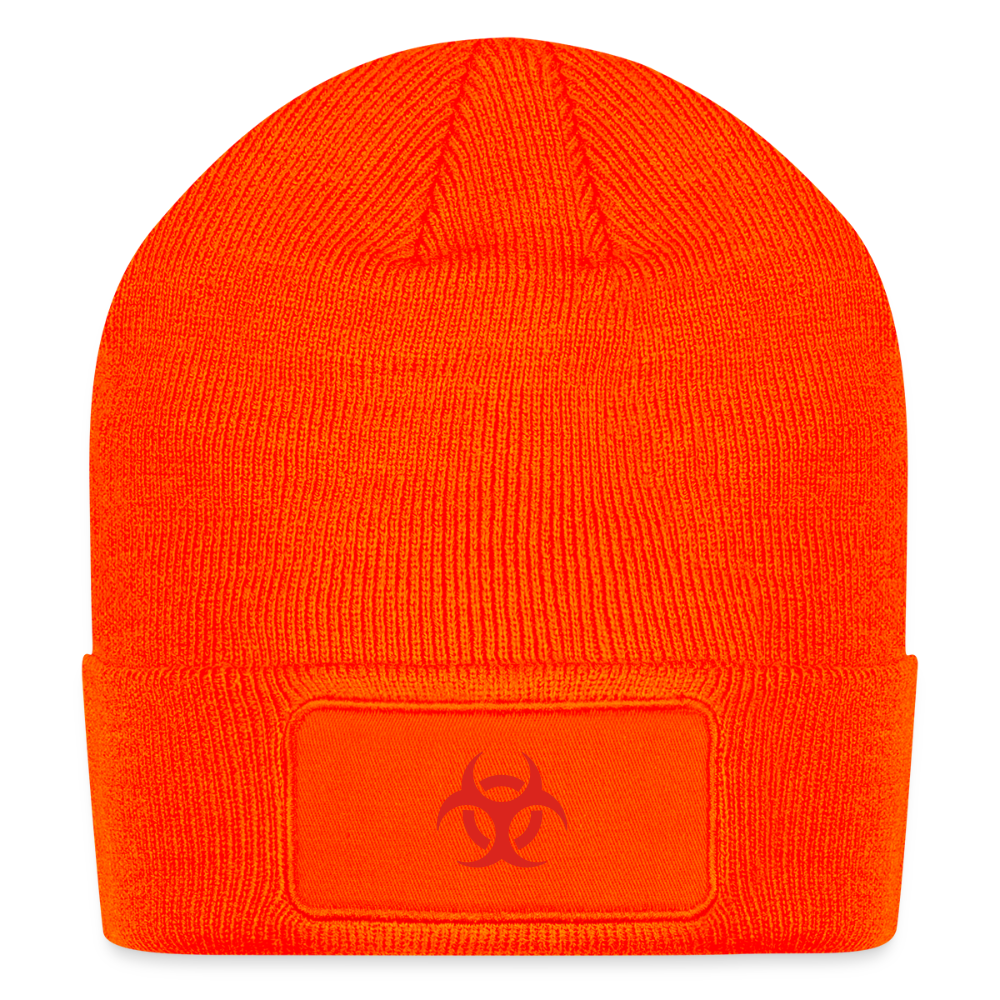 Patch Beanie - neon orange