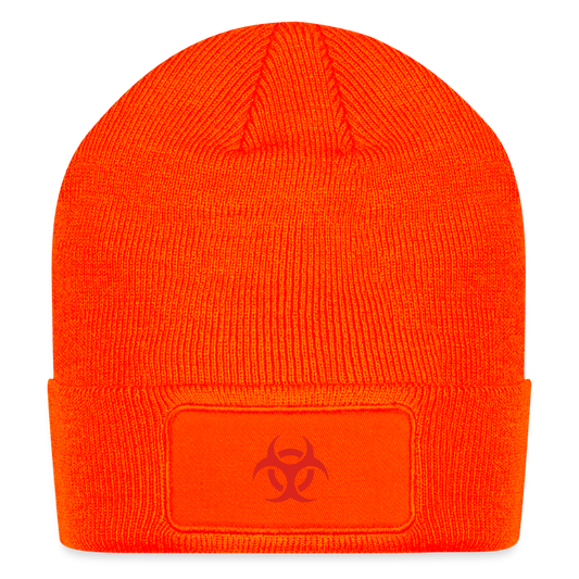 Patch Beanie - neon orange