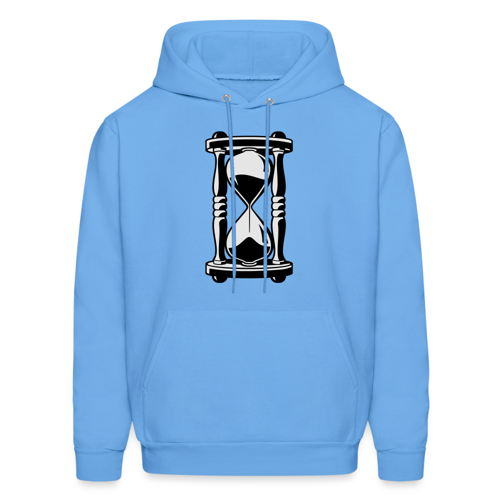 Running out of time (men's Hoodie - carolina blue