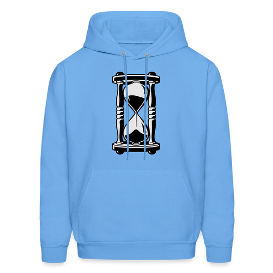 Running out of time (men's Hoodie - carolina blue