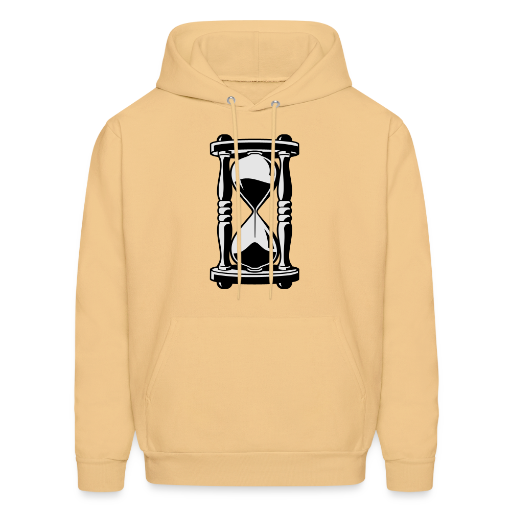 Running out of time (men's Hoodie - light gold 