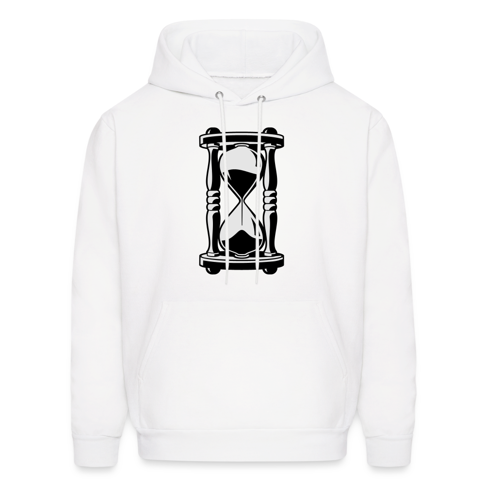 Running out of time (men's Hoodie - white