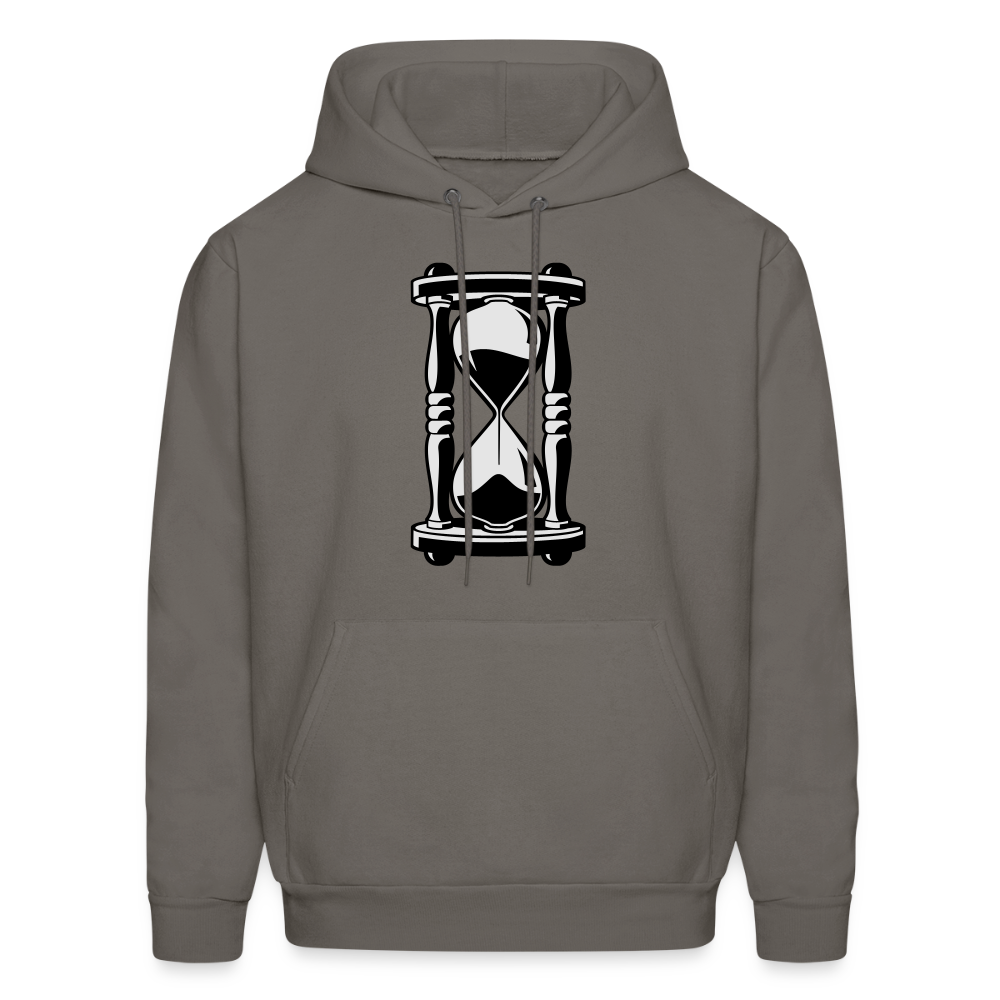 Running out of time (men's Hoodie - asphalt gray